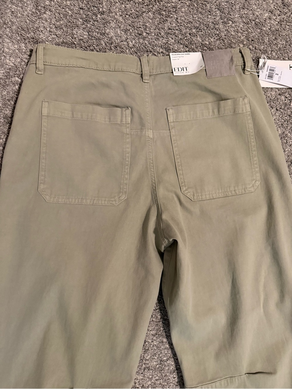 Jason Wu EDIT Rosemary High-Rise Pants in Sage - Picture 7 of 8